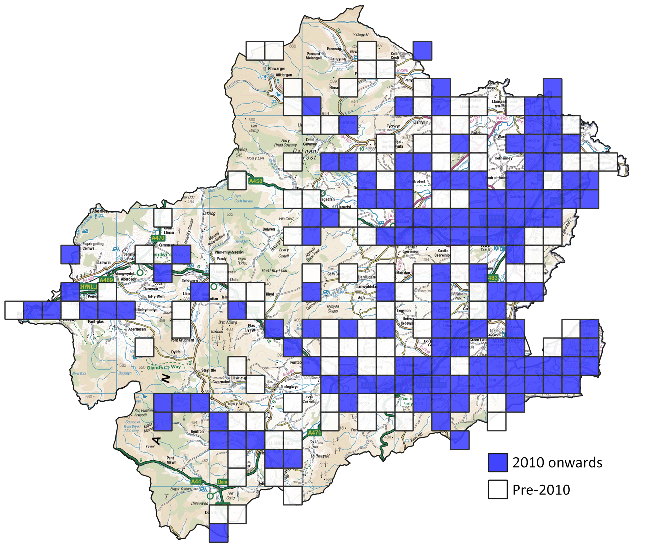 Distribution map for Orange-tip